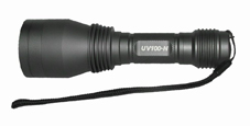 365nm UV LED Inspection Flashlight Model No.: UV100 - N